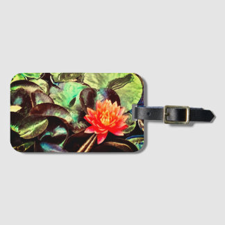 Bright Lotus Luggage Tag Bagagebricka