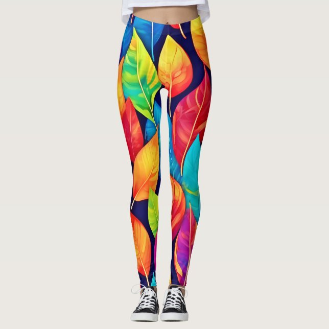 Bright Löv Artwork Leggings (Framsida)