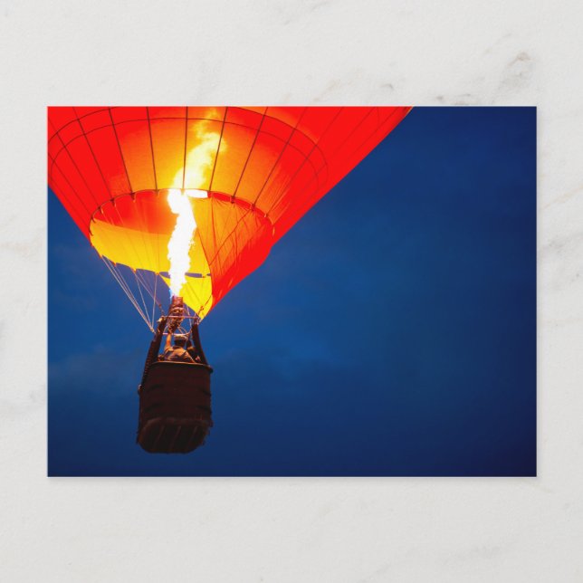 Bright Luftballong Flame Vykort (Framsida)