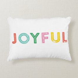 Bright, Lycklig och Glatt Helgdag Prydnadskudde