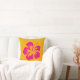 Bright Magenta Hibiscus. Kudde (Couch)