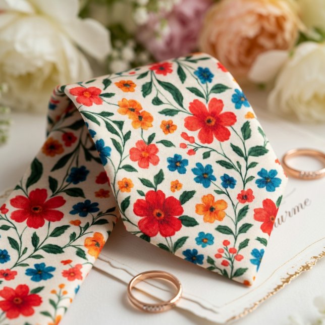  Bright Meadow Flower Pattern Slips (Skapare uppladdad)