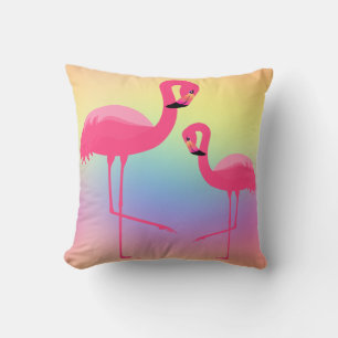 BRIGHT Miami ROSA FLAMINGO PASTEL Kudde