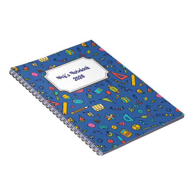 Bright Minds School Notebook Anteckningsbok (Högra Sidan)