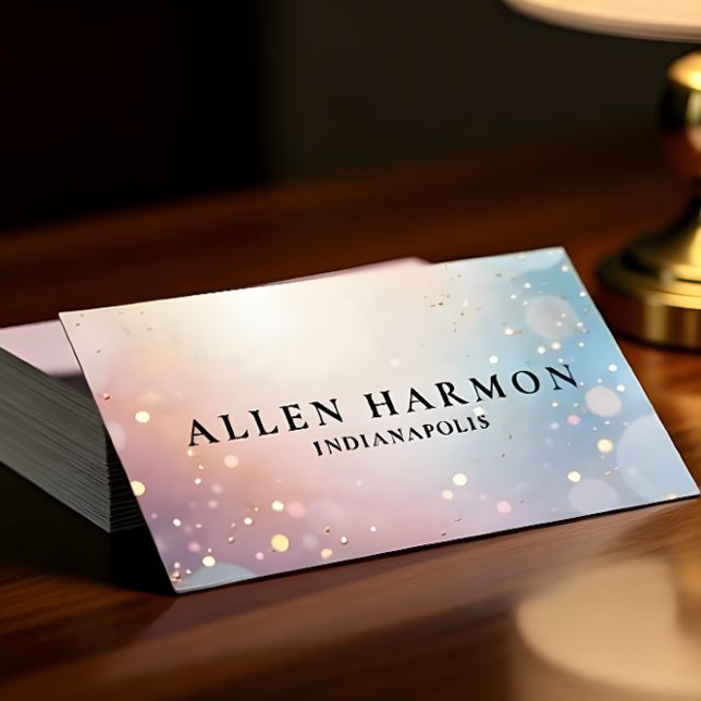 Bright Minimal Custom Family Name | 5-Minute Edit Visitkort (Skapare uppladdad)