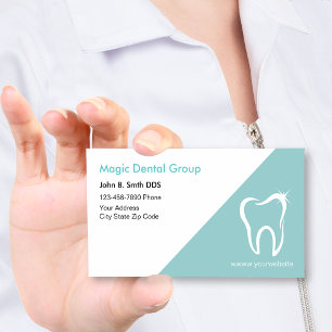Bright Modern dentist-Affärskort Visitkort