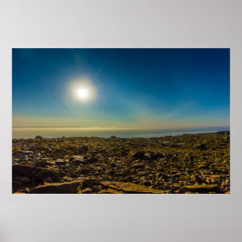 Bright Morgon på Gouldsboro Bay, Maine Poster