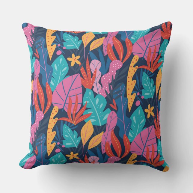 Bright Mosaic Throw Cushion Kudde (Framsida)