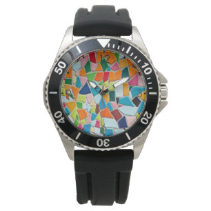 Bright Mosaic Tiles Armbandsur