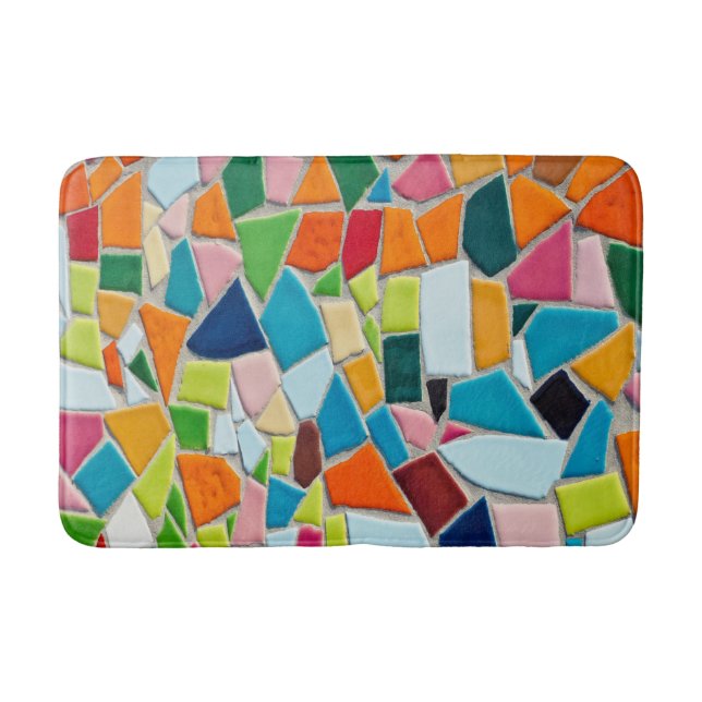 Bright Mosaic Tiles Badrumsmatta (Framsidan)