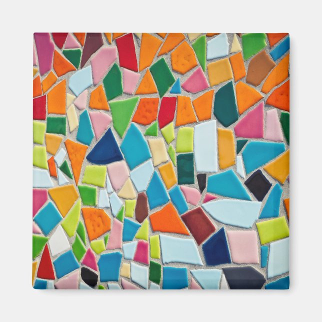 Bright Mosaic Tiles Magnet (Framsidan)
