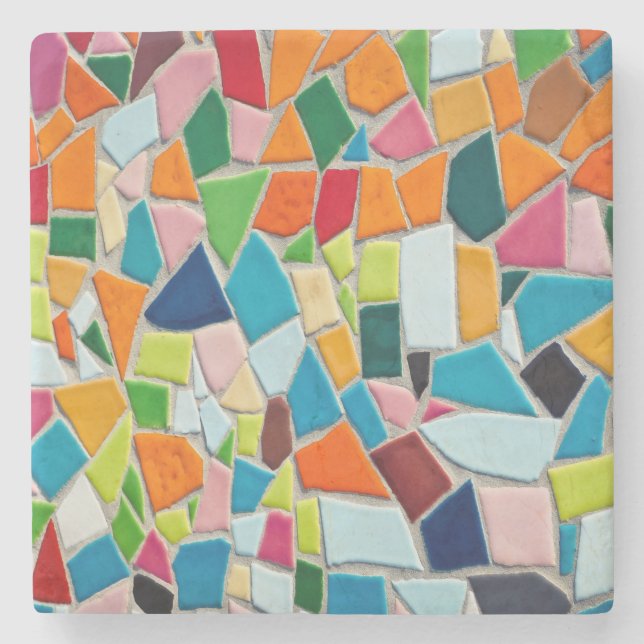 Bright Mosaic Tiles Stenunderlägg (Framsidan)