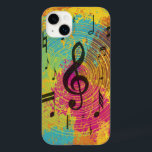 Bright Musik noter on Explosion of Färg<br><div class="desc">Unik och öga-fångst, den här coola- och retromusikaliska designen har musik noter i ett cirkelformat mönster med en stor treble clef i mitten på en ljus färgsplat och en psykodelisk tunnelbakgrund. Vi välkomnar begäran om anpassningsbar, kontakta oss via vår butik med er begäran före köpet och vi kommer att vara...</div>