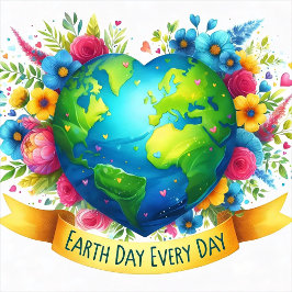 Bright Nature Heart Earth Graphic  Kalender