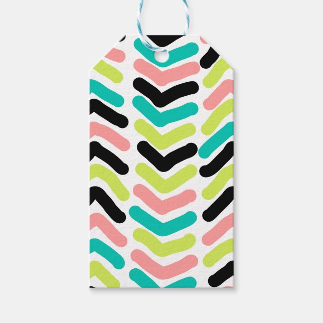 Bright, Neon Färg Presentetikett (Framsidan)