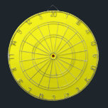 Bright Neon Gult Dart Board Piltavla<br><div class="desc">Ta fram redot med Bright Neon-Gultens bakgrund för din text eller bilder.</div>