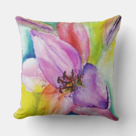 BRIGHT NEON LILY FLOWER PATIO KUDDE