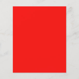 Bright Neon Red Flyer
