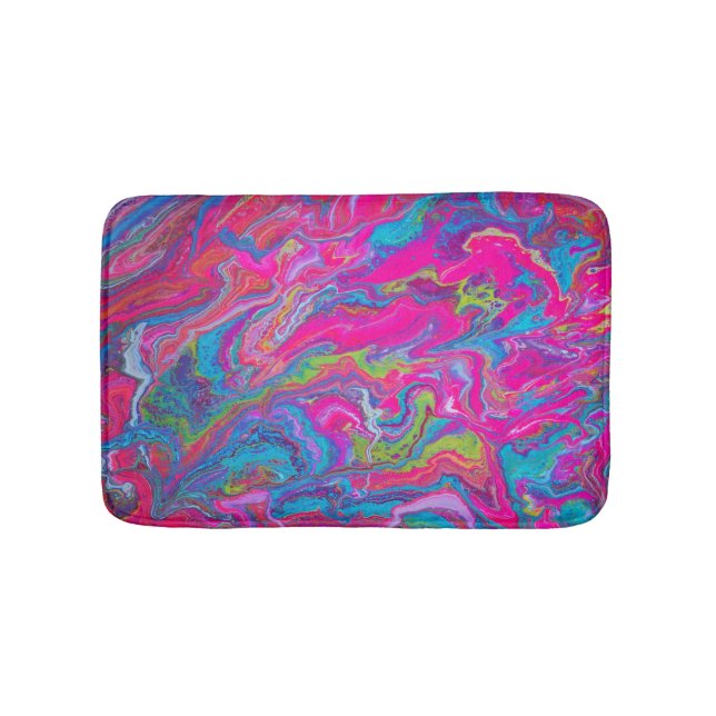 Bright Neon Rosa Bath Mat Badrumsmatta (Framsidan)