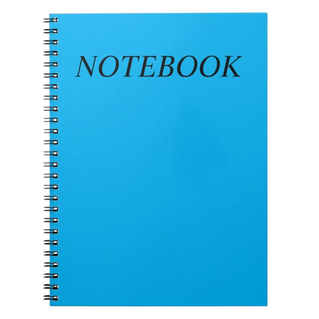 BRIGHT NOTEBOOK ANTECKNINGSBOK (Framsidan)