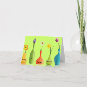 Bright- och Cheery Birthday Card Kort