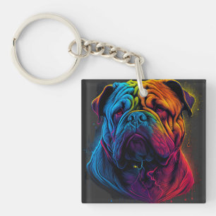 Bright och Fluffy Chinese Shar Pei hund, Shar-Pei