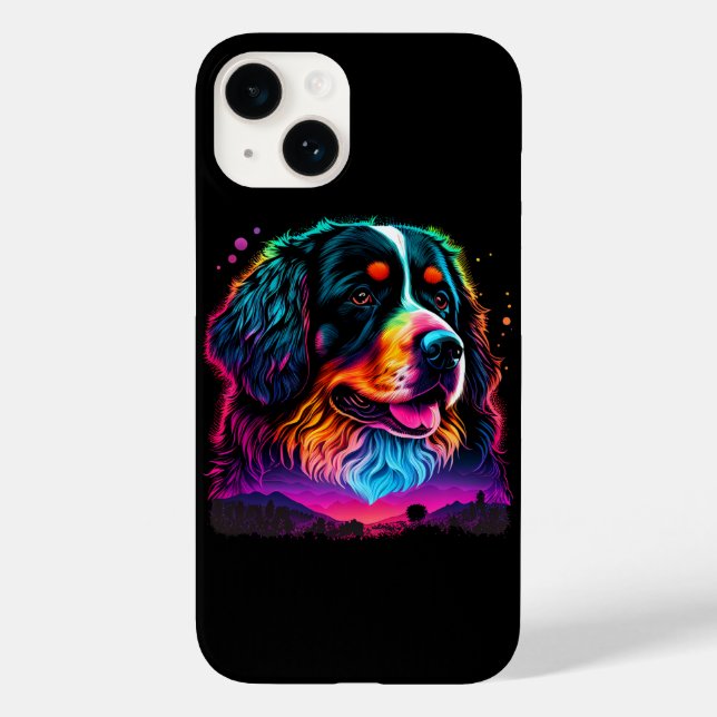 Bright och vackert Bernese Mountain Hund (Baksida)