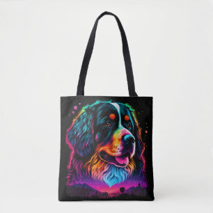 Bright och vackert Bernese Mountain Hund Tygkasse