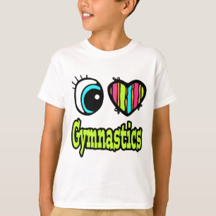 Bright Öga Heart I Kärlek Gymnastics Tee