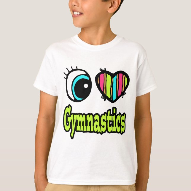 Bright Öga Heart I Kärlek Gymnastics Tee (Framsida)
