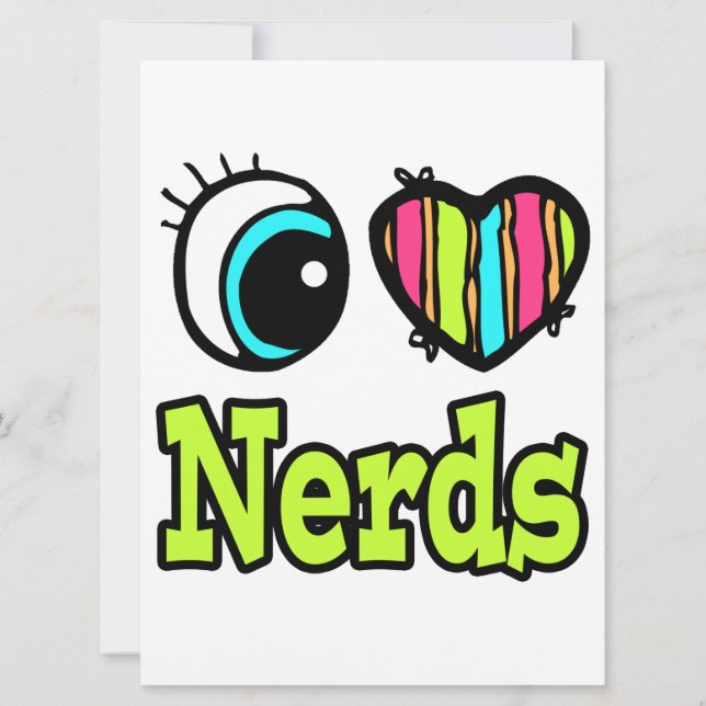 Bright Öga Heart I Kärlek Nerds (Framsida)