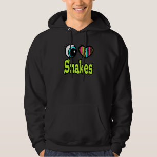 Bright Öga Heart I Kärlek ormar Hoodie