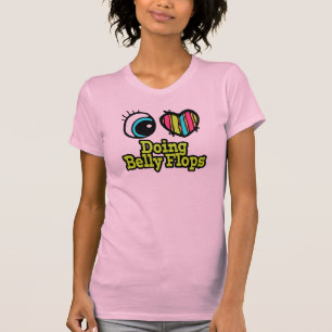 Bright Öga Heart I Kärlek, som gör blåsbildnin T-shirt