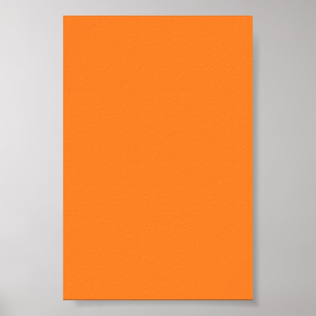Bright Orange - bakgrund på en Poster (Framsidan)