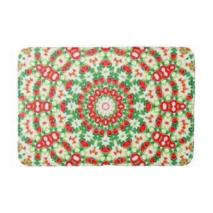 Bright Orange Grönt Fashionable Bandana Shawl Badrumsmatta