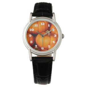 Bright Orange Pumpkins Armbandsur