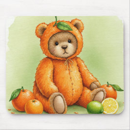 Bright Orange Teddy av Natasha Us Musmatta