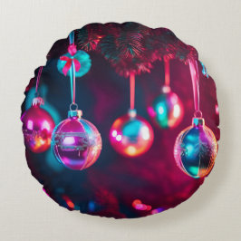 Bright Ornaments Rund Kudde