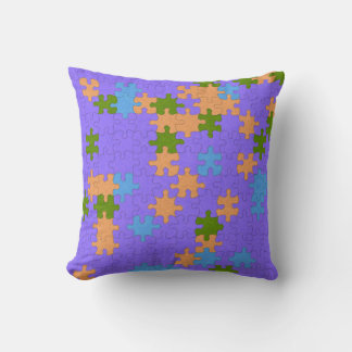 Bright Pastel Puzzle Kudde