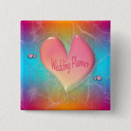 Bright Peachy Rosa Bröllopsfixaren AH2010 Knapp