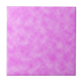 Bright Pinkish Lila Cloudy Mönster Design Kakelplatta