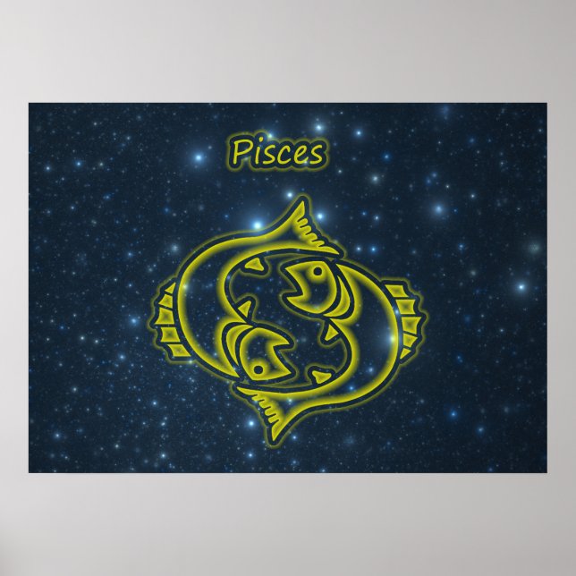 Bright Pisces Poster (Framsidan)