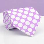 Bright Purple Jumbo Polka Dots Custom Necktie Slips<br><div class="desc">Make a bold statement with this custom necktie featuring vibrant jumbo polka dots. Perfect for adding a touch of playful elegance to any outfit, this necktie is a unique and eye-catching accessory that’s sure to turn heads. Whether you’re dressing up for a special occasion or adding some personality to your...</div>