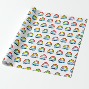 Bright Rainbow Baby Birth Blating Birth Miracle Presentpapper