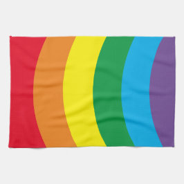 Bright Rainbow Kökshandduk