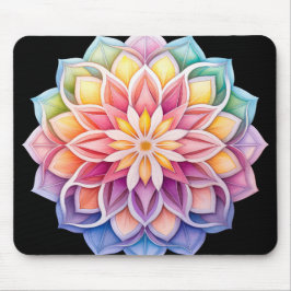 Bright Rainbow Mandala Floral Musmatta