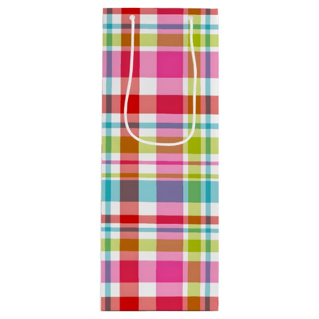 Bright Rainbow Plaid Checkered Pattern (Framsidan)