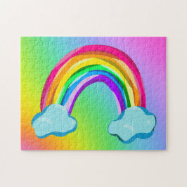 Bright Rainbow Puzzle Pussel