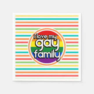 Bright Rainbow Rand, Gay Family Pappersservett