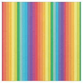 Bright Rainbow Rand Mönster Tyg